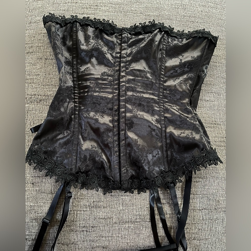 Fredericks of Hollywood Black Corset
